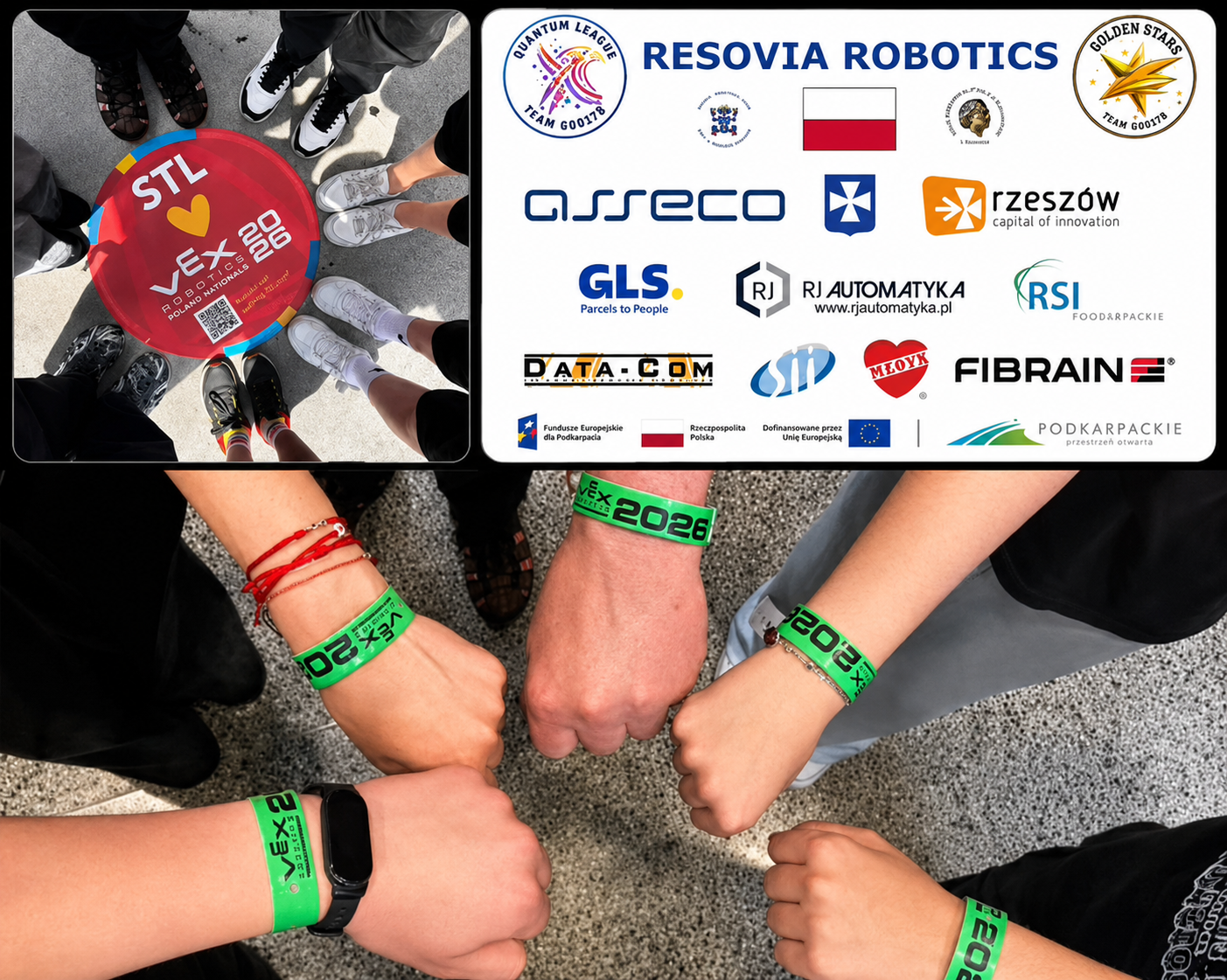 Kadr z relacji Resovia Robotics z wyjazdu na 2026 VEX Robotics World Championship w St. Louis.
