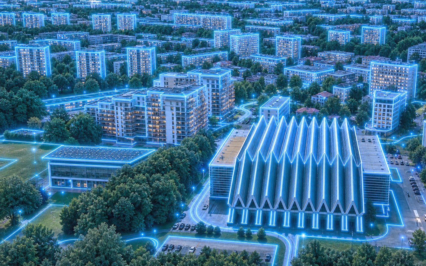 Panorama Podpromia w Rzeszowie dla lokalizacji Grota-Roweckiego.
