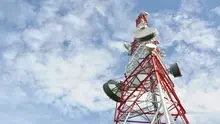 Maszt telekomunikacyjny z radioliniami DATA‑COM